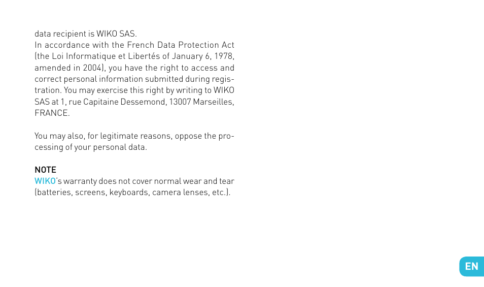 Wiko DARKNIGHT User Manual | Page 47 / 194