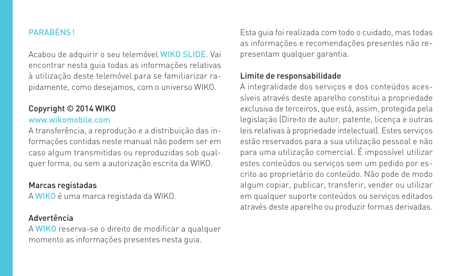 Wiko SLIDE User Manual | Page 108 / 210