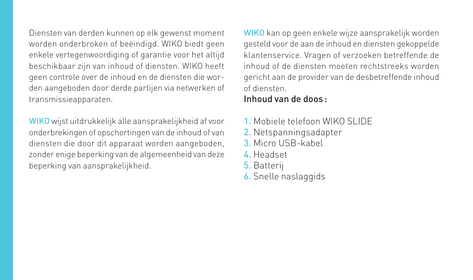 Wiko SLIDE User Manual | Page 162 / 210