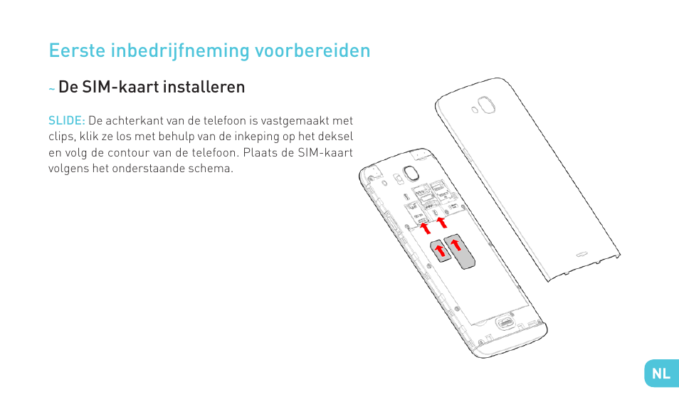 Eerste inbedrijfneming voorbereiden | Wiko SLIDE User Manual | Page 165 / 210