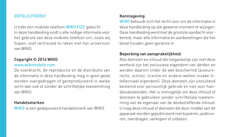 Wiko FIZZ User Manual | Page 160 / 210