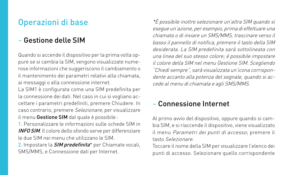 Operazioni di base | Wiko FIZZ User Manual | Page 66 / 210