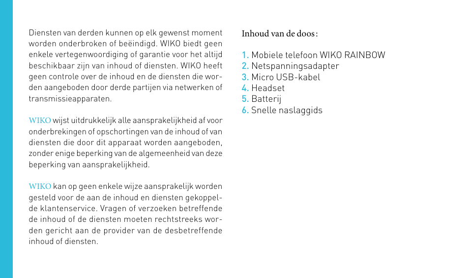 Wiko RAINBOW User Manual | Page 150 / 194