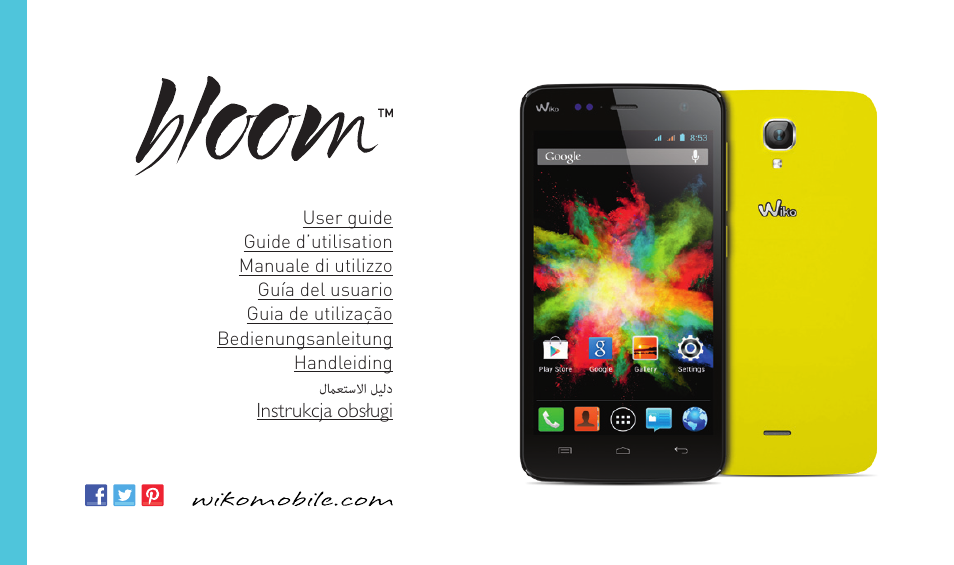 Wiko BLOOM User Manual | 236 pages