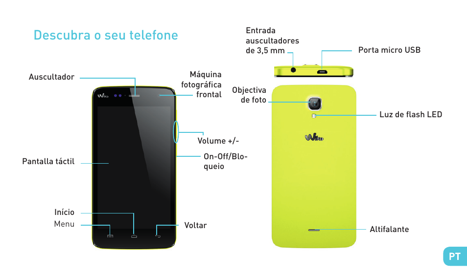 Descubra o seu telefone | Wiko BLOOM User Manual | Page 111 / 236