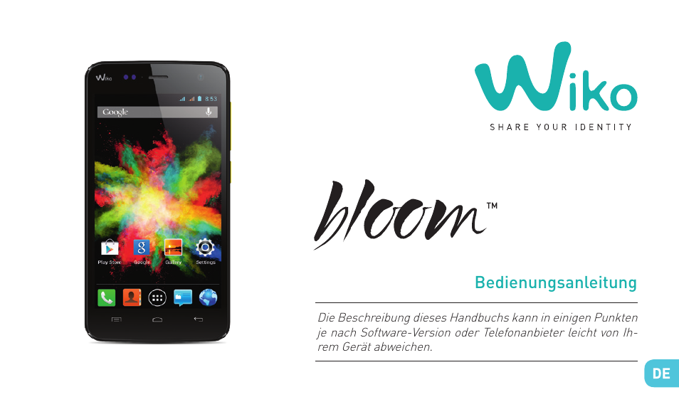 Bedienungsanleitung | Wiko BLOOM User Manual | Page 133 / 236