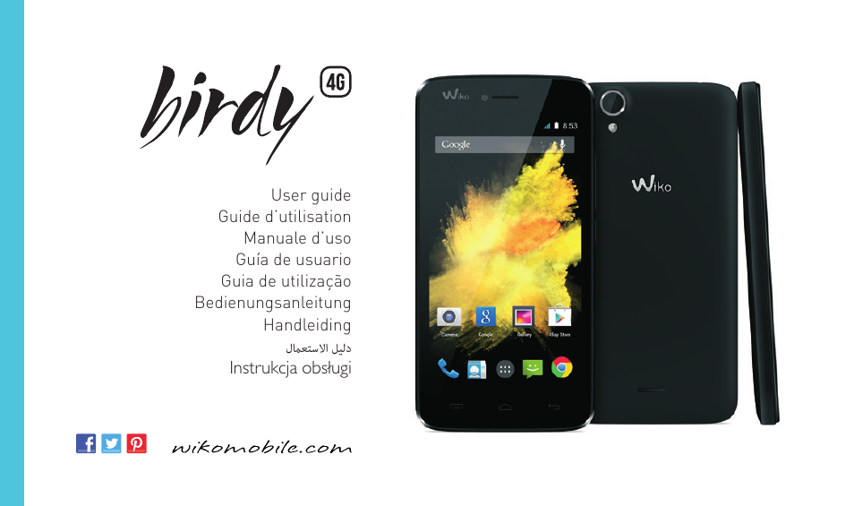 Wiko BIRDY 4G User Manual | 235 pages