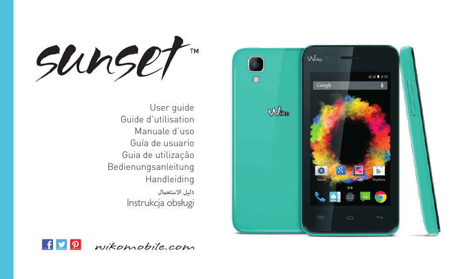 Wiko SUNSET User Manual | 235 pages