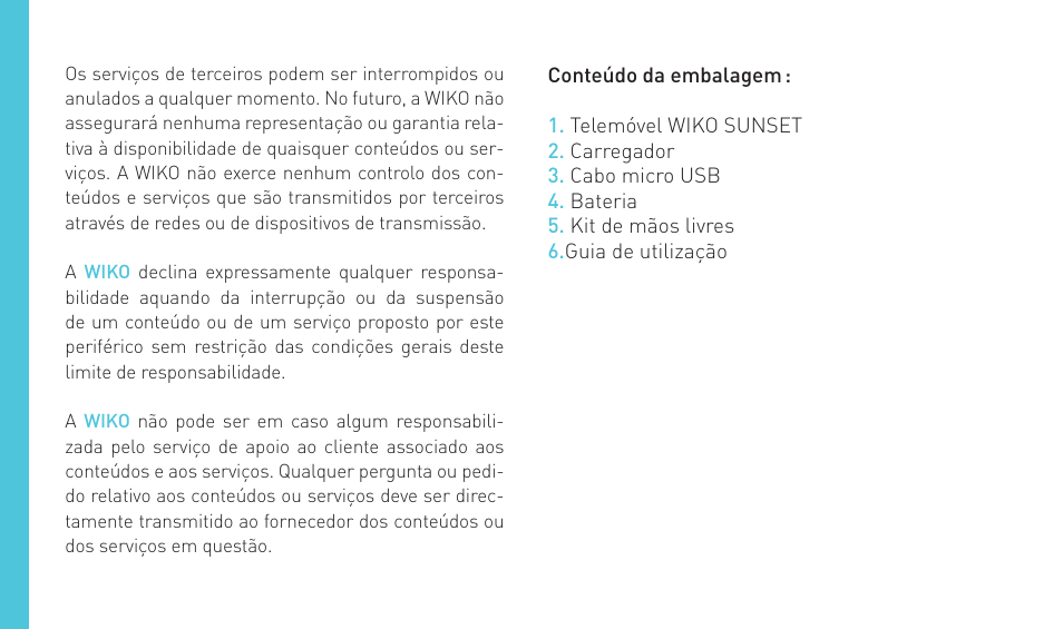 Wiko SUNSET User Manual | Page 110 / 235