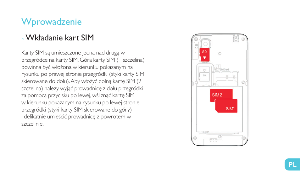 Wprowadzenie | Wiko SUNSET User Manual | Page 215 / 235