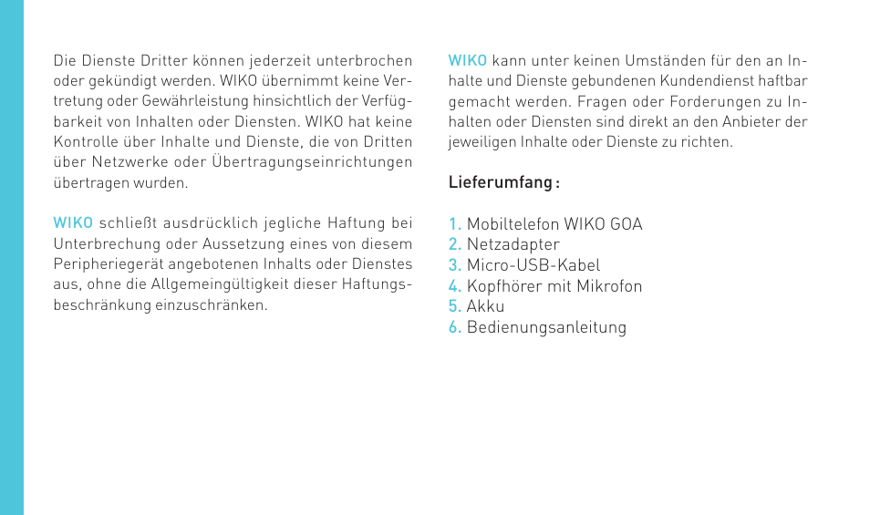 Wiko GOA User Manual | Page 136 / 235