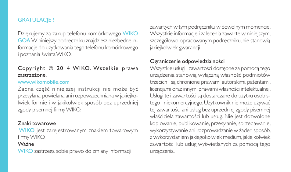 Wiko GOA User Manual | Page 210 / 235