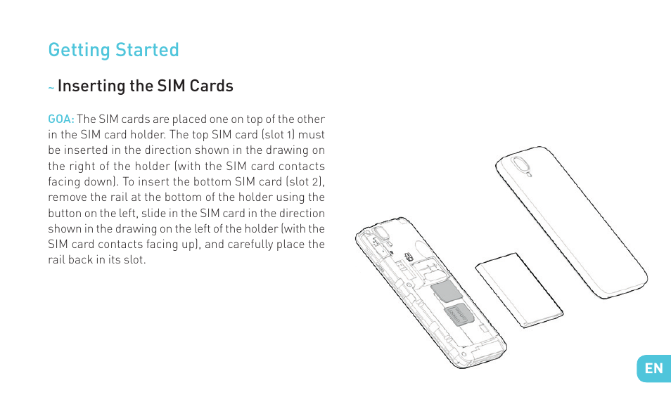 Getting started | Wiko GOA User Manual | Page 9 / 235
