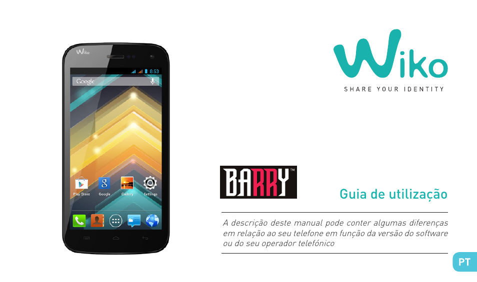 Guia de utilização | Wiko BARRY User Manual | Page 99 / 194