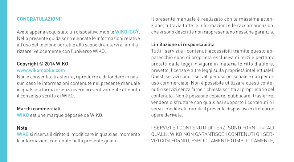 Wiko IGGY User Manual | Page 52 / 194