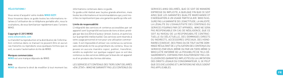 Wiko OZZY User Manual | Page 3 / 98