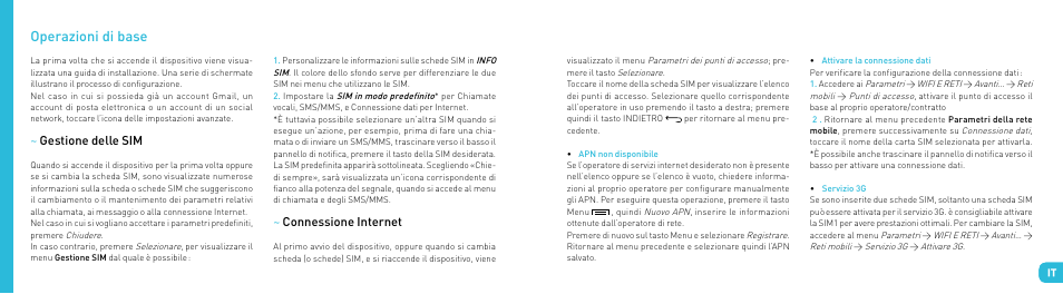 Operazioni di base | Wiko OZZY User Manual | Page 31 / 98