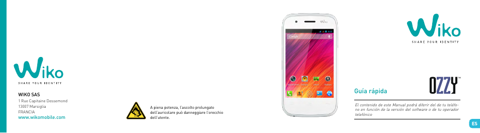 Guía rápida | Wiko OZZY User Manual | Page 38 / 98