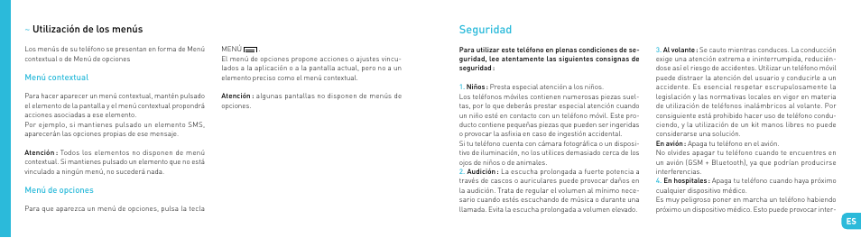 Seguridad | Wiko OZZY User Manual | Page 45 / 98