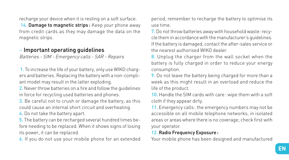 Wiko CINK PEAX 2 User Manual | Page 43 / 194
