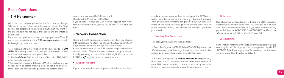 Basic operations | Wiko SUBLIM User Manual | Page 18 / 90
