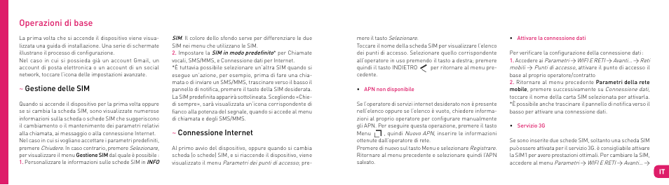 Operazioni di base | Wiko SUBLIM User Manual | Page 29 / 90
