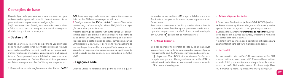 Operações de base | Wiko SUBLIM User Manual | Page 51 / 90