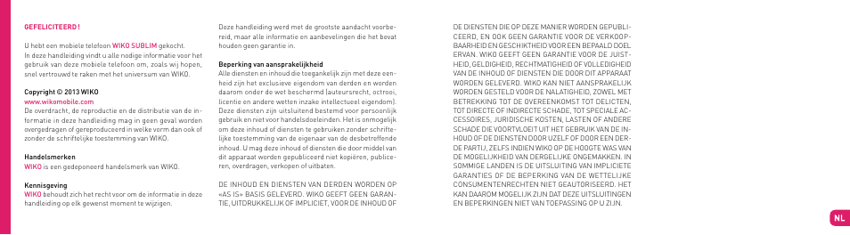 Wiko SUBLIM User Manual | Page 69 / 90