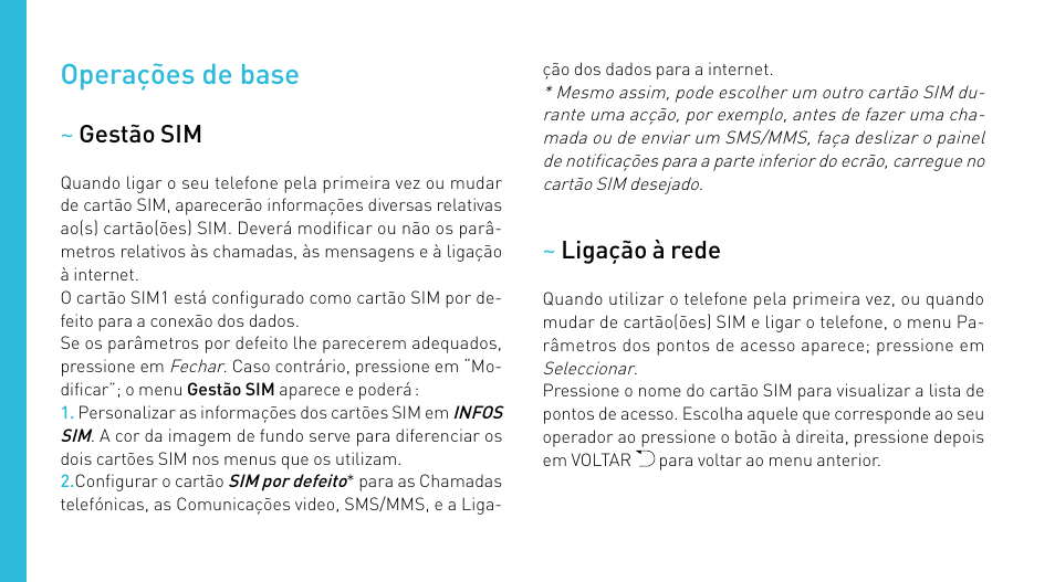Operações de base | Wiko CINK SLIM User Manual | Page 118 / 210