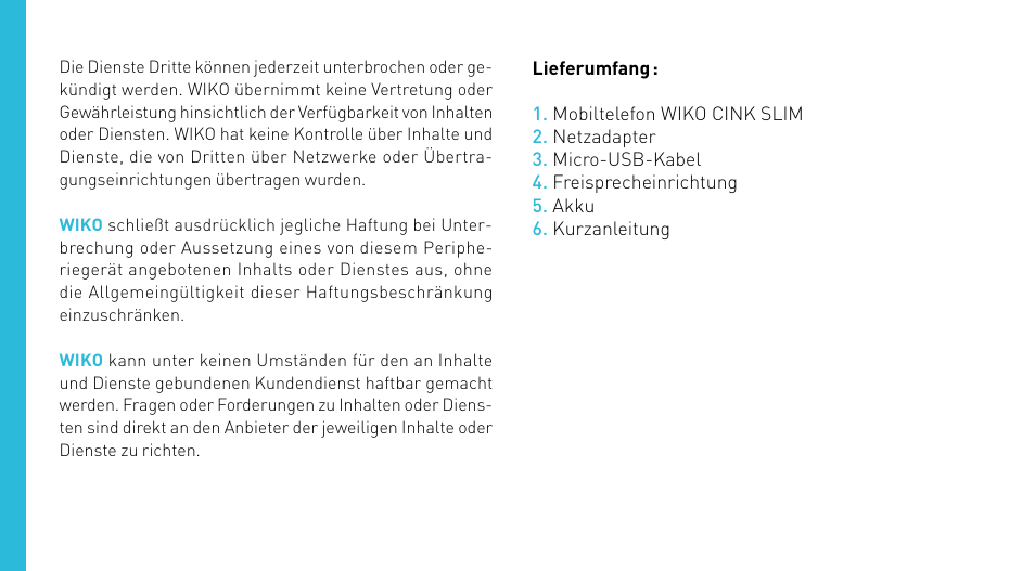 Wiko CINK SLIM User Manual | Page 136 / 210
