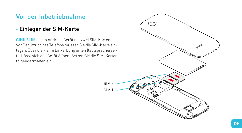 Vor der inbetriebnahme | Wiko CINK SLIM User Manual | Page 139 / 210
