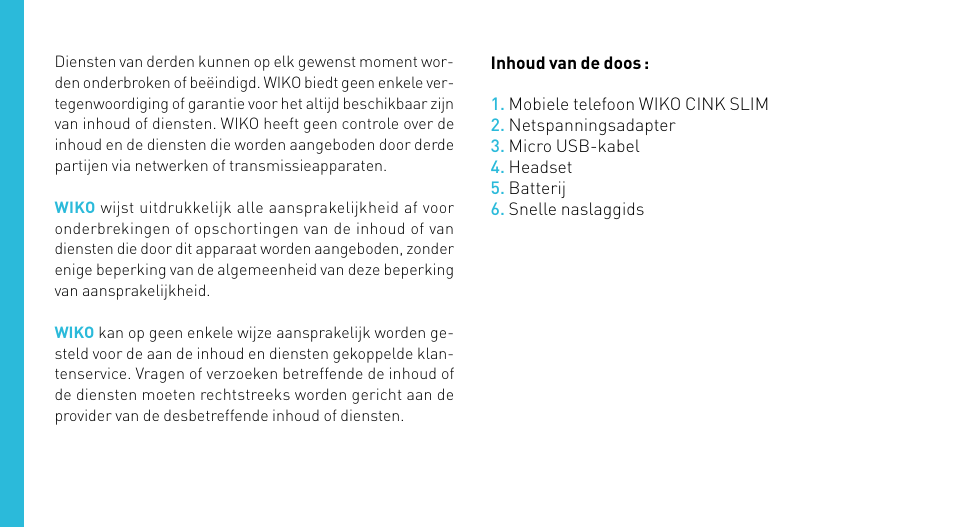 Wiko CINK SLIM User Manual | Page 162 / 210