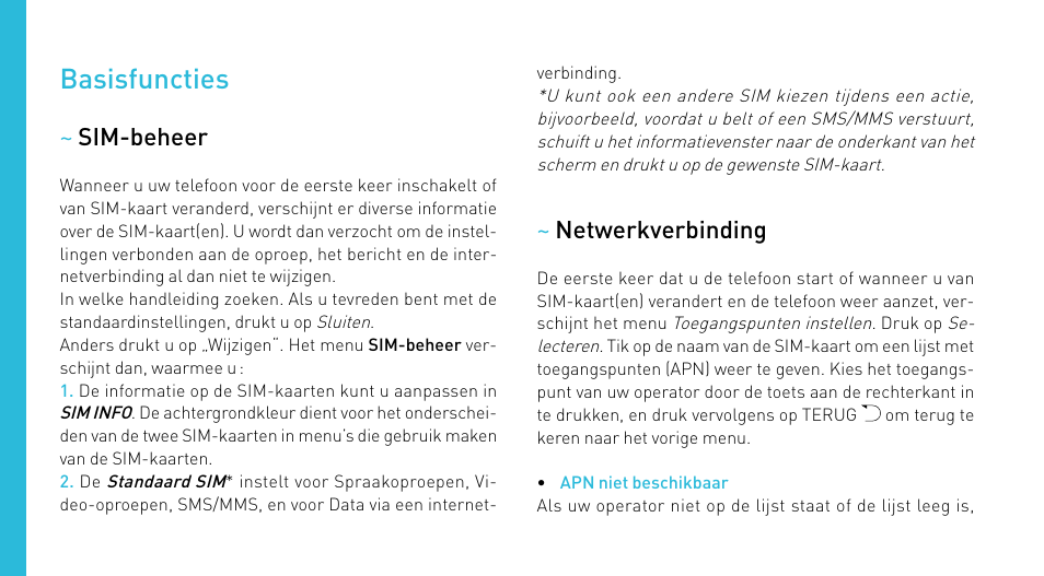 Basisfuncties | Wiko CINK SLIM User Manual | Page 170 / 210