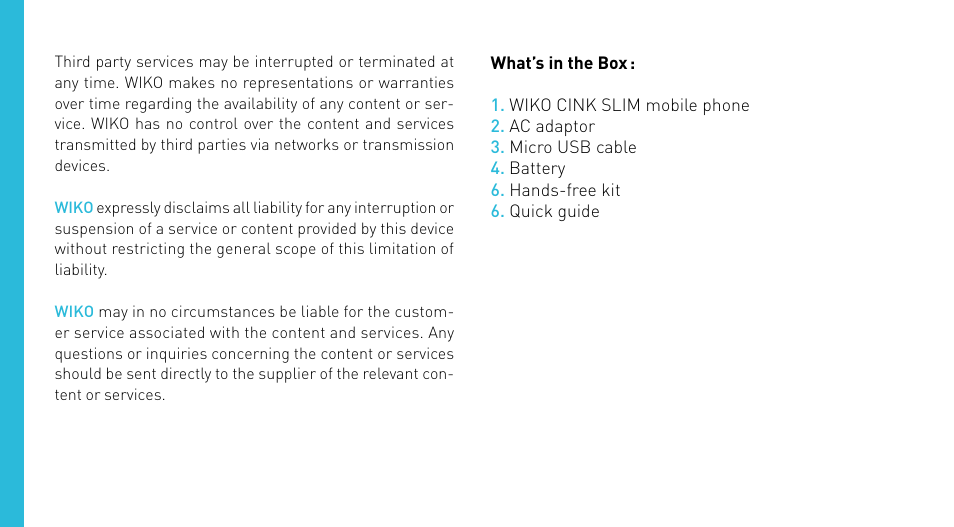 Wiko CINK SLIM User Manual | Page 32 / 210