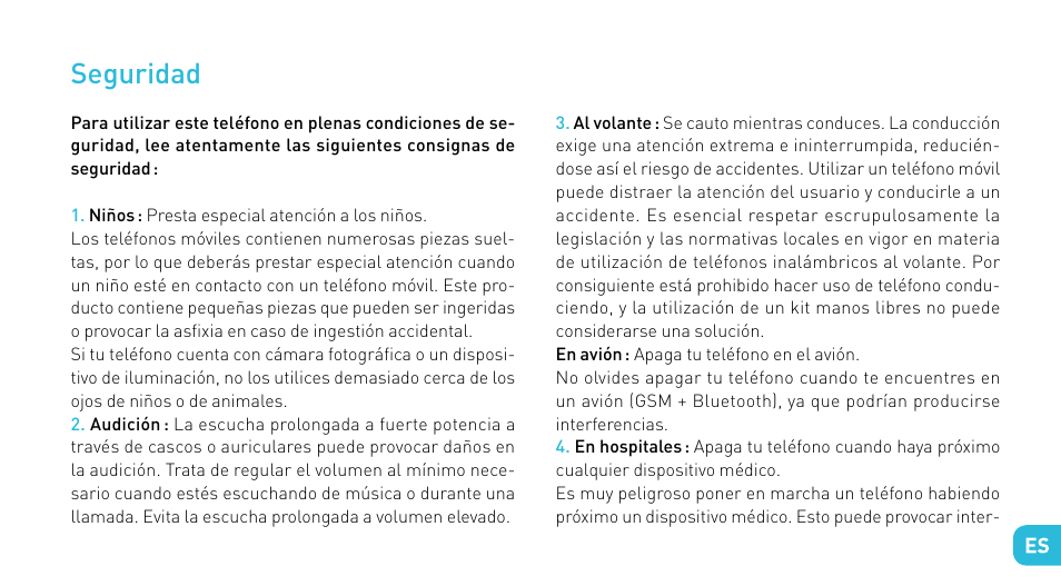 Seguridad | Wiko CINK SLIM User Manual | Page 97 / 210