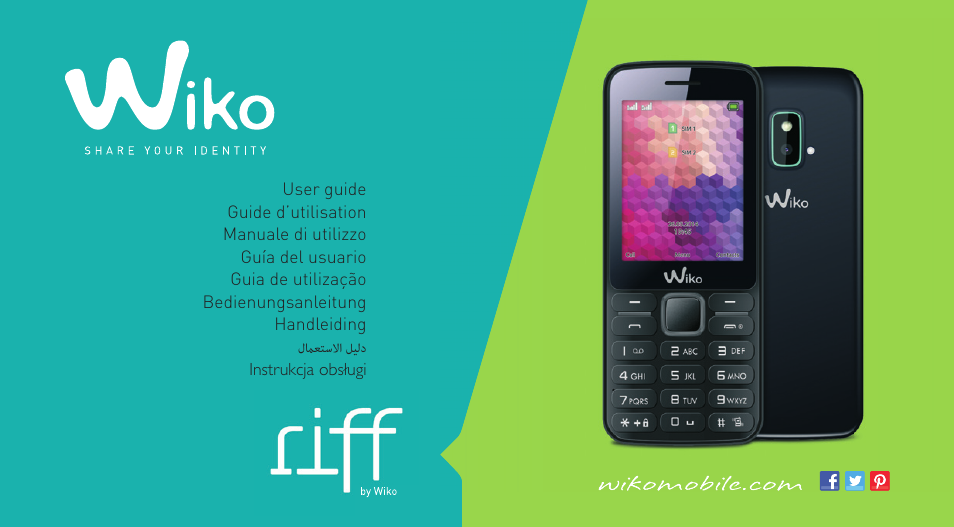 Wiko RIFF User Manual | 164 pages
