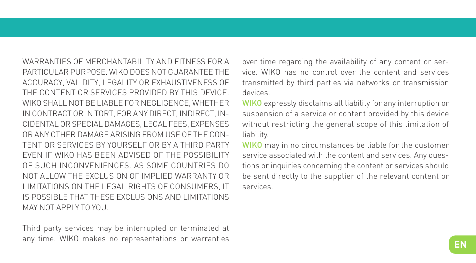 Wiko RIFF User Manual | Page 5 / 164