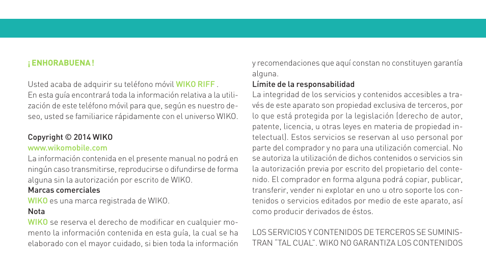 Wiko RIFF User Manual | Page 58 / 164
