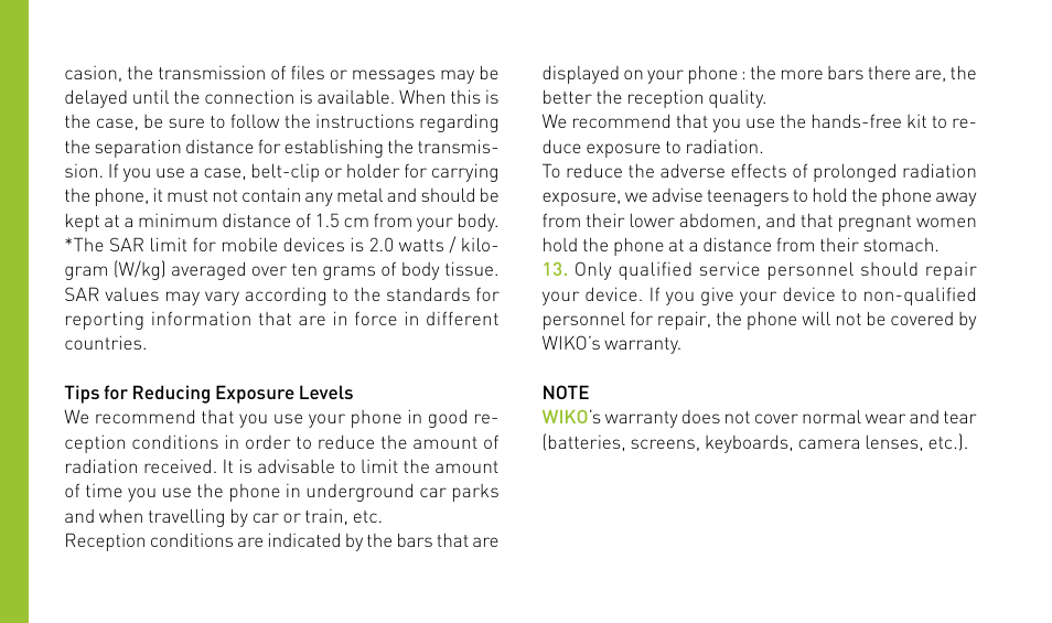 Wiko MINZ+ User Manual | Page 34 / 148