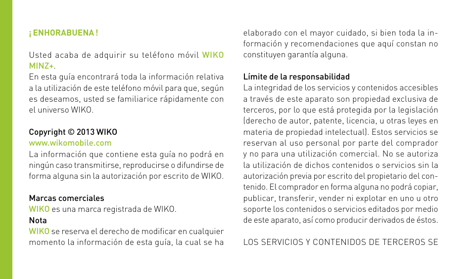 Wiko MINZ+ User Manual | Page 58 / 148