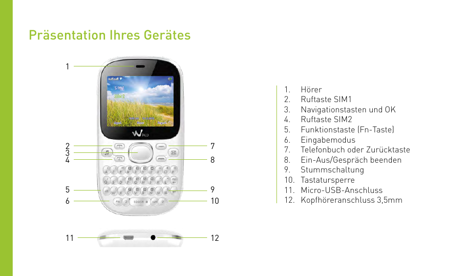 Präsentation ihres gerätes | Wiko MINZ+ User Manual | Page 96 / 148