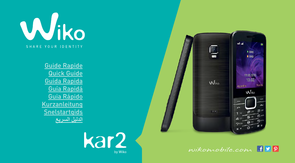 Wiko KAR 2 User Manual | 43 pages