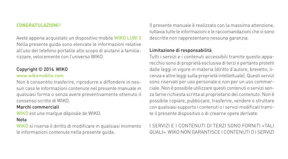 Wiko LUBI 3 User Manual | Page 39 / 162