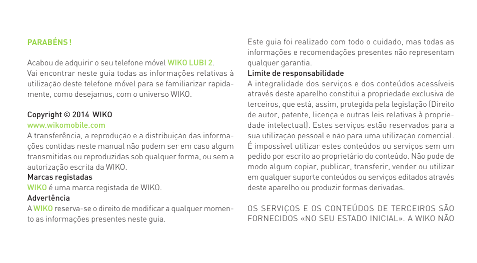 Wiko LUBI 3 User Manual | Page 75 / 162