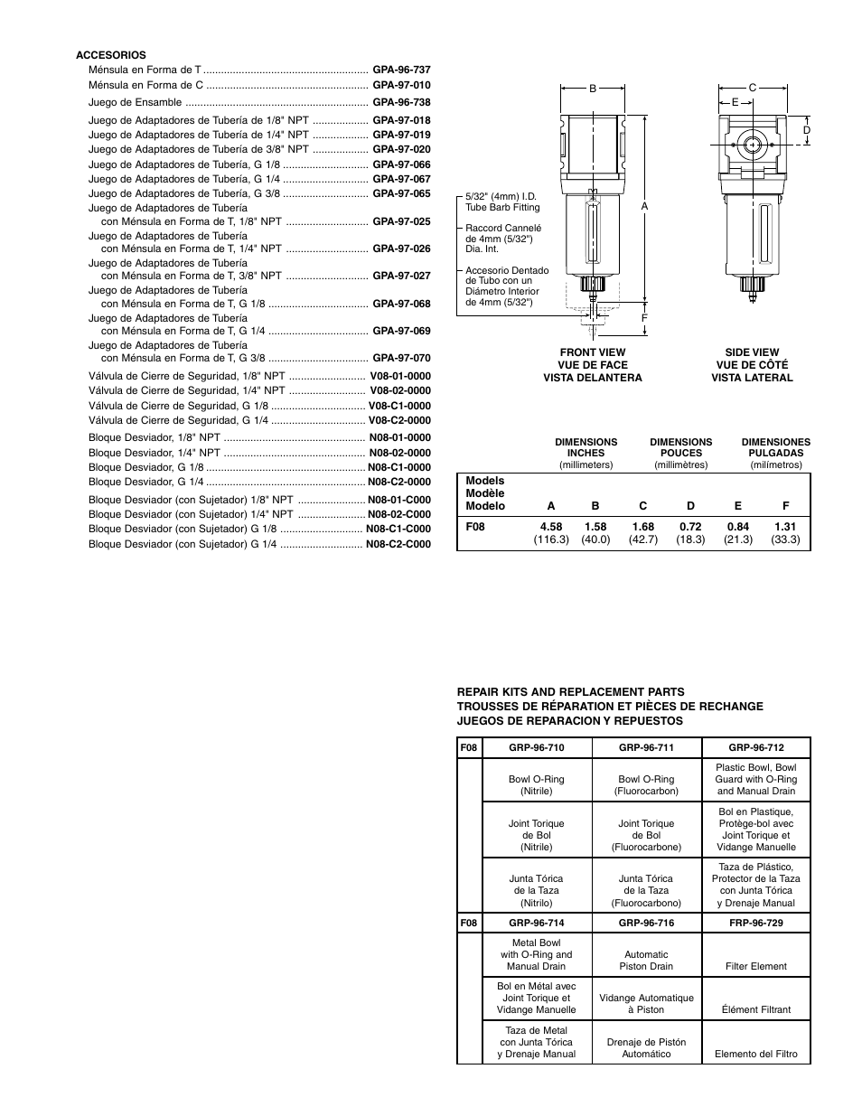 Wilkerson F08 User Manual | Page 5 / 6