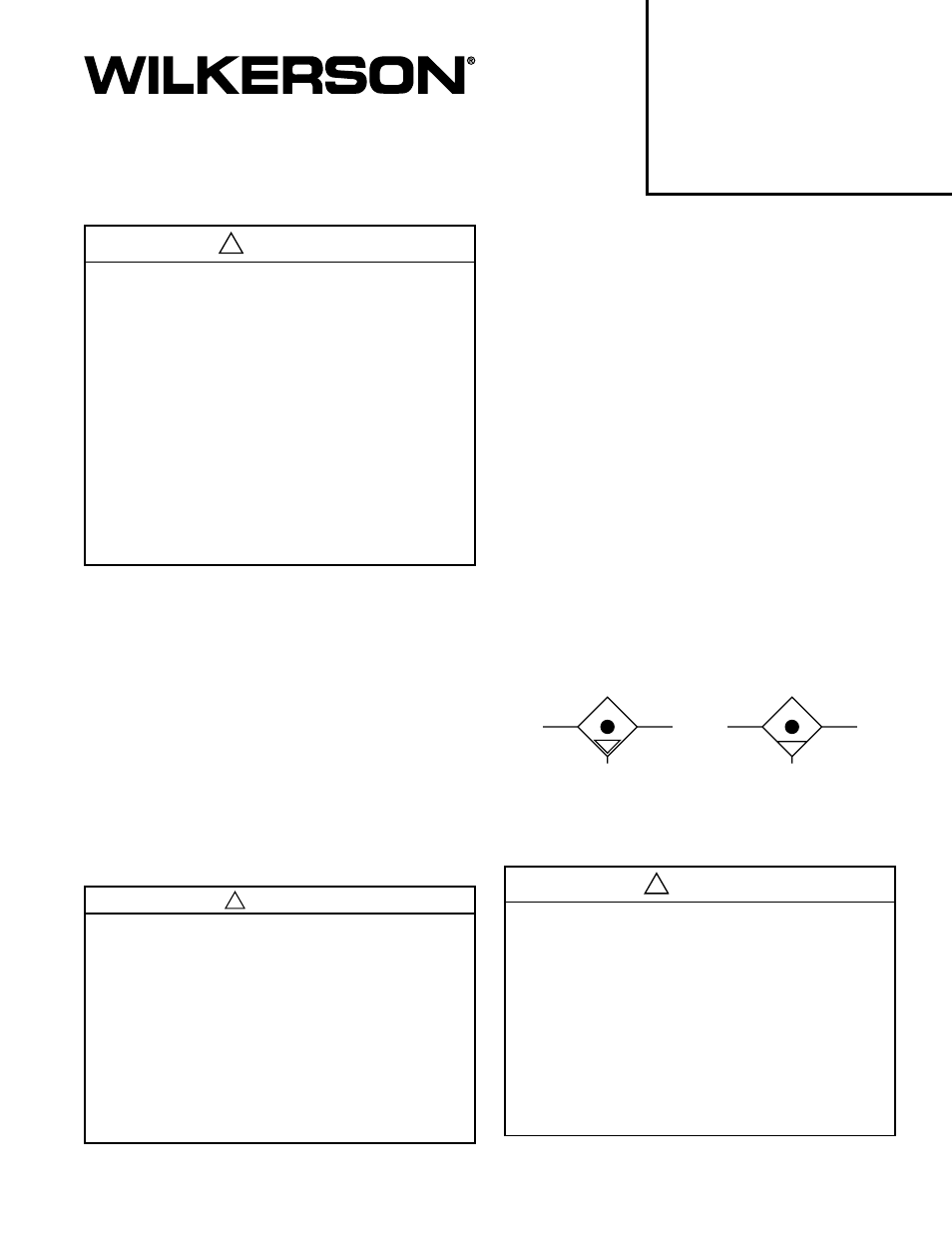 Wilkerson M12 User Manual | 6 pages