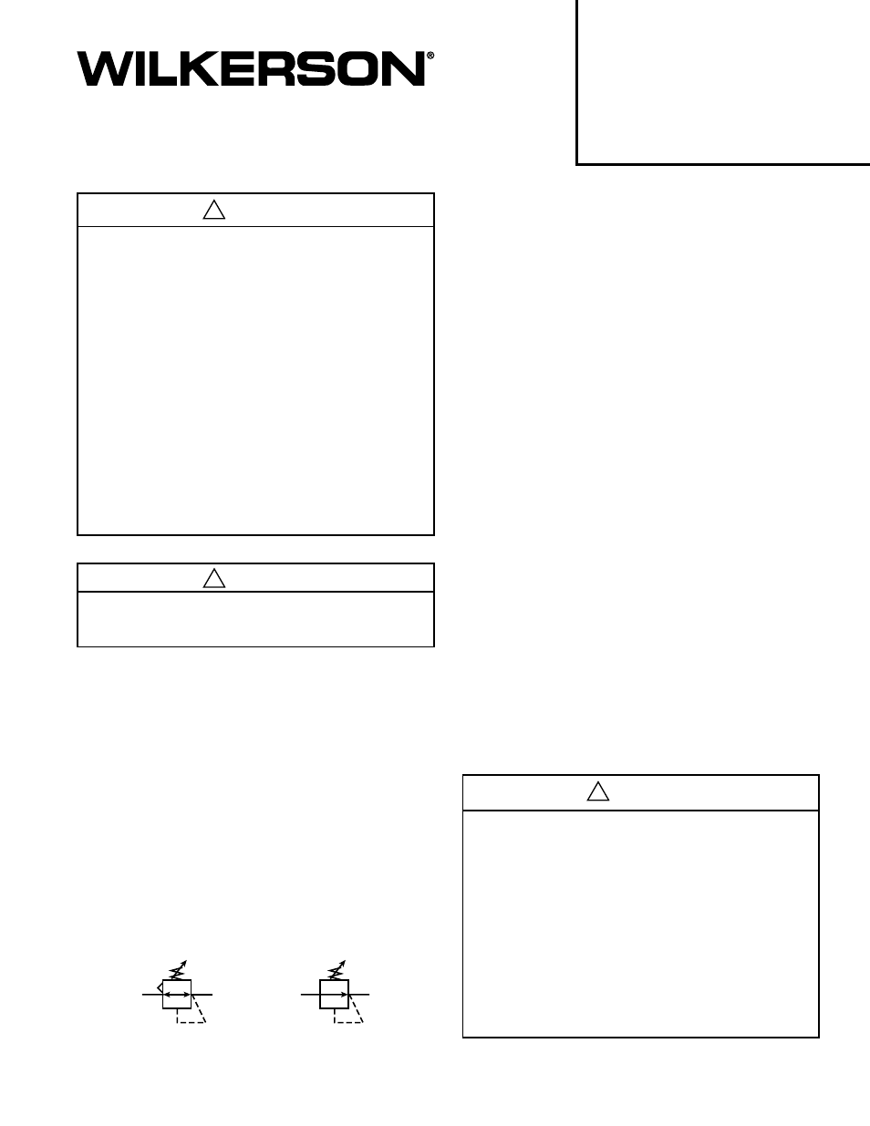 Wilkerson P12 User Manual | 6 pages