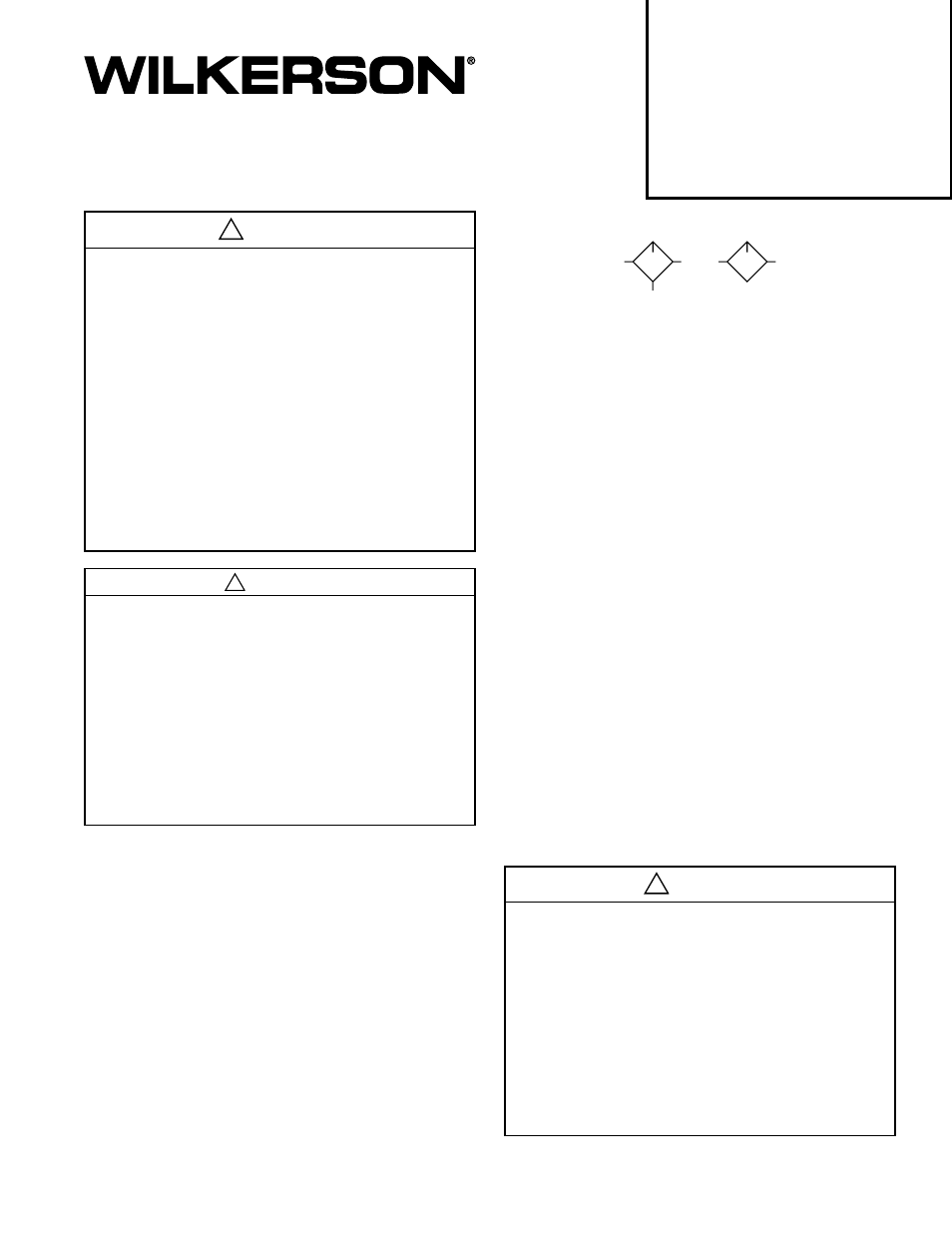 Wilkerson L12 User Manual | 6 pages