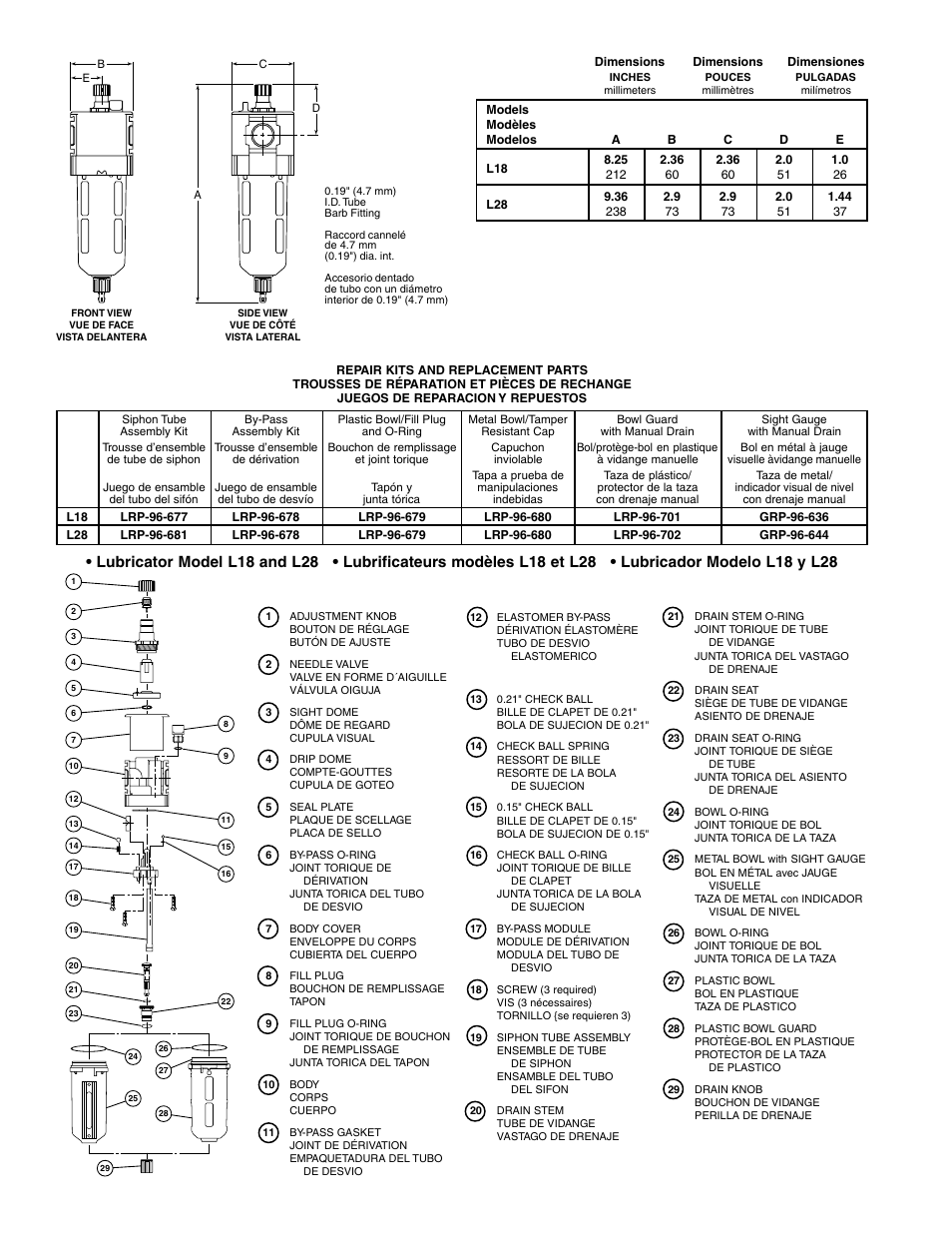 Wilkerson L28 User Manual | Page 4 / 4