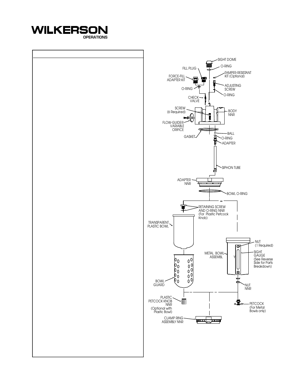 Wilkerson L50 User Manual | 2 pages